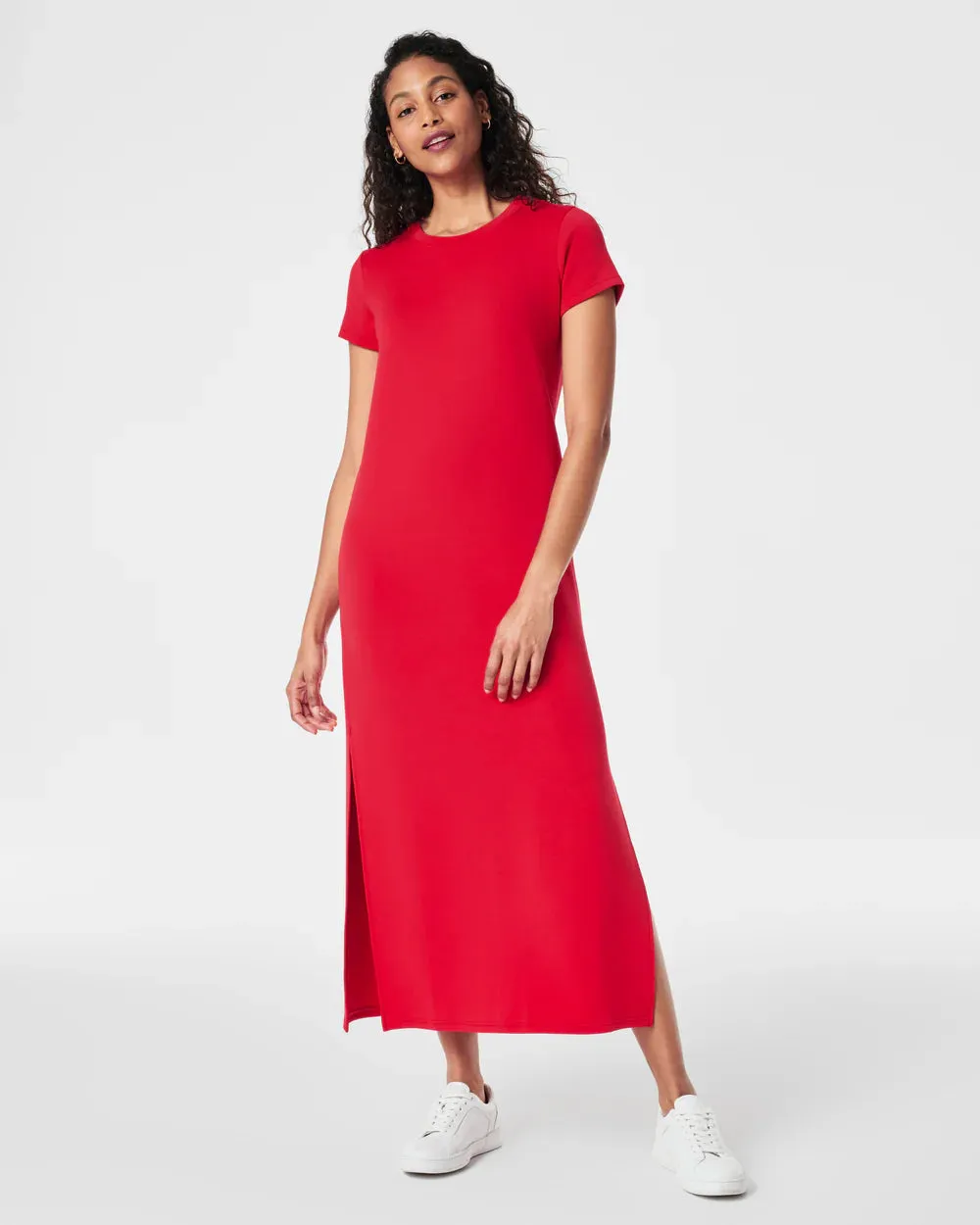 Air Essentials Maxi T-shirt Dress, Spanx Red