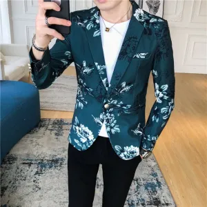 Fancy Floral Vintage Printed Blazers