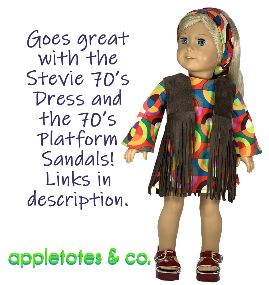 Free Western Vest Sewing Pattern for 18 Inch Dolls