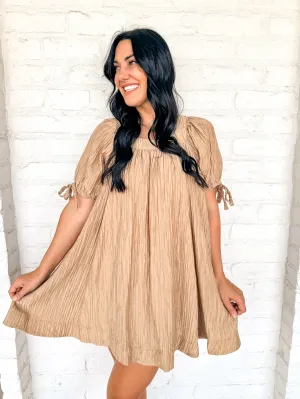 Living In A Dream Dress Mocha